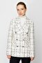 Square Patterned Jacket - 4