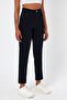 Lycra-Free Denim Fabric Black High Waist Slim Mom Jeans - 6