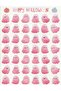 Pink Ghosts Sticker Set Halloween Sticker Happy Halloween Sticker Label NSTI0067 - 2