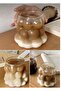 2 Pieces Bead Shape Heat Resistant Borosilicate Cup Coffee and Presentation Cup Borosilicate Cup - 2
