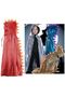 Imported red dino dinosaur children's costume party halloween birthday concept with light glasses gift