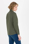 Women's Green Long Sleeve Shirt - 5