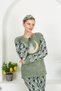 Winter Well Soft Cat Patterned Double Fleece Plush Pajama Set 2090 - 5