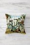 Colorful Butterfly and Bicycle Patterned Hidden Zippered Throw Pillow Cover Seat Pillow Cover Set(4PCS) - 2