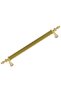 2 Pcs 96 mm Ovacık Gold Rustic Metal Handle Furniture Cabinet Door Drawer Handle Gold - 2
