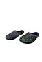 Women's Smoke-Yellow Round Patterned Indoor Slippers - 7