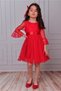 Girls' Buckled Dress Girls' Dress Tulle Lace Dress - 3