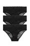 3 Piece Lace High Waist Slip Panties