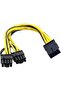 8 Pin Pcie 12V to Dual 6 2 8 Pin Pcie E Gpu Power Power Cable 30 cm - 4