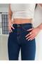 Vlasta Navy Blue Women's Power Lycra Skinny Jeans Skinny Leg Jeans - 6