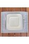 American Service, Jute Textured, Linen Linen Gray 6 Pieces - 3