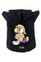 Hooded Fleece Sweatshirt Dog and Cat Outfit & Dress - Black Lola