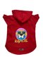 Hooded Fleece Sweatshirt Dog and Cat Outfit & Dress - Red Radical