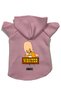 Hooded Fleece Sweatshirt Dog and Cat Outfit & Dress - Pink J-Sam - Size M