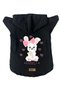 Hooded Fleece Sweatshirt Dog and Cat Outfit & Dress - Black Rabbit