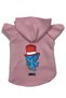 Hooded Fleece Sweatshirt Dog and Cat Outfit & Dress - Pink Bear