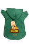 Hooded Fleece Sweatshirt Dog and Cat Outfit & Dress - Green J-Sam