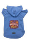 Hooded Fleece Sweatshirt Dog and Cat Outfit & Dress - Blue Happy Halloween