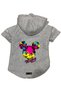 Hooded Fleece Sweatshirt Dog and Cat Outfit & Dress - Gray New Mickey Mouse 2