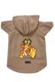Hooded Fleece Sweatshirt Dog and Cat Outfit & Dress - Beige Hong Kong