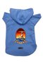 Hooded Fleece Sweatshirt Dog and Cat Outfit & Dress - Blue Lighthouse - Size XL