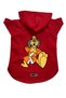 Hooded Fleece Sweatshirt Dog and Cat Outfit & Gown - Red Hong Kong
