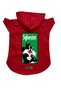 Hooded Fleece Sweatshirt Dog and Cat Outfit & Dress - Red Sylvester