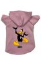 Hooded Fleece Sweatshirt Dog and Cat Outfit & Dress - Pink Duffy