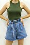 Mad Girls Khaki Crop Top MG361 - 4