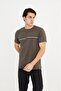 Crew Neck Stripe Detailed Basic T-Shirt - 4