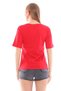 Compass Printed Crew Neck Women's T-Shirt - 4
