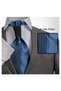 Striped Groom Suit & Luxury Tuxedo Stone Tie Blue for Special Nights