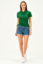 Women's Regular Fit Polo Neck T-shirt - 5