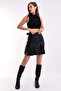 LEATHER SKIRT PLEATED / ARTIFICIAL LEATHER SKIRT PLEATED - 2