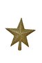 Christmas Tree Peak Star Gold Silvery Luxury Medium Size 20 cm New Year Tree Star Ornament - 3