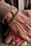 Silver Color Chain Model Steel Bracelet - 2