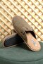 Buckle Felt Fabric Men's Groom Dowry Slippers - 4