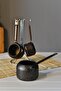 OMS 4 Piece Granite Coffee Pot Set - Copper Handle