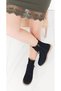 Black Suede Lace Up Zippered Women's Boots - 5