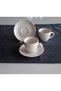 TULU PORCELAIN 4 PIECES TWO PERSON COFFEE CUP SET ECRU - 2