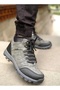 Unisex Black Fur Inside Anatomic Termo Sole Outdoor Boots Shoes - 2