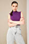Women's Purple Sleeveless Blouse - 2