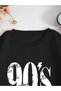 Sebesta Fashion 90S Printed 2 Thread Shardon Unisex Crew Neck Oversize Sweatshirt0,, - 2