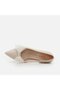 Women's Beige Stiletto - Pedestrian Model - 4