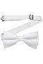 Men's Solid Color Satin Bow Tie - 4