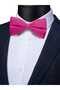 Men's Solid Color Satin Bow Tie - 3
