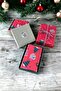 Christmas Pine Deer Patterned Pelur Paper, Red New Year Gift Package, Pelur Paper, New Year Packages - 6