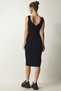 Women's Black Corded Knitwear Sweater Dress Set CI00095 - 9
