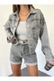 Women's Crop Denim Jacket