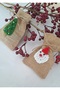 Christmas Jute Pouch Christmas Tree Santa Claus Figured Christmas New Year Socks Pouch Gift Pouch - 3